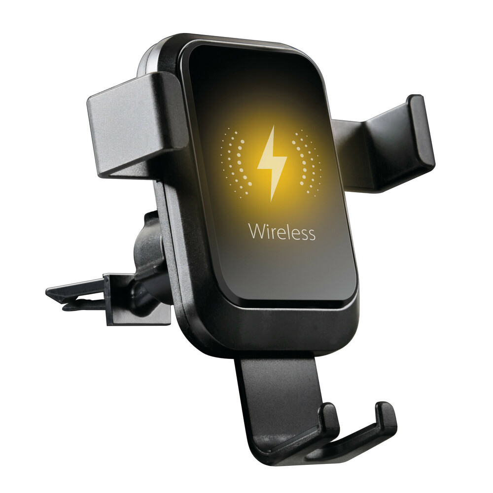 Caricabatterie Wireless Auto C11 – Supporto Telefono A Bloccaggio Automatico, Rotazione 360°, Con Adattatori Magnetici